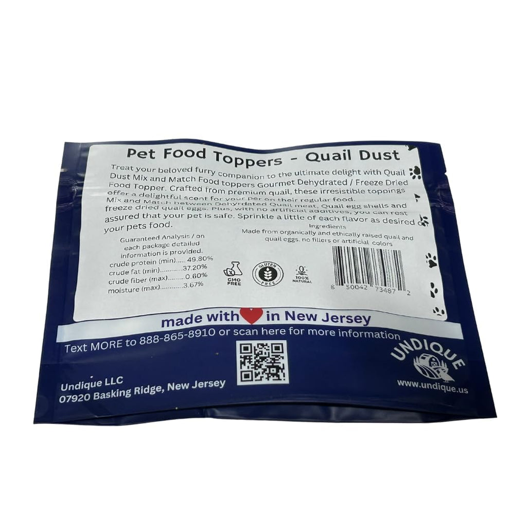 Quail Meat & Egg Topper for Pets