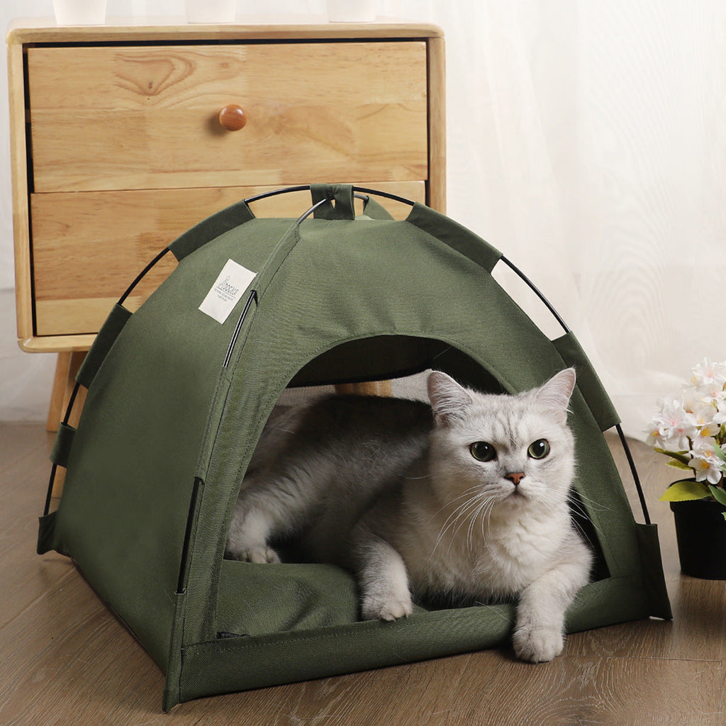 Cozy Cloth Pet Nest for Small Cats and Dogs, Machine Washable