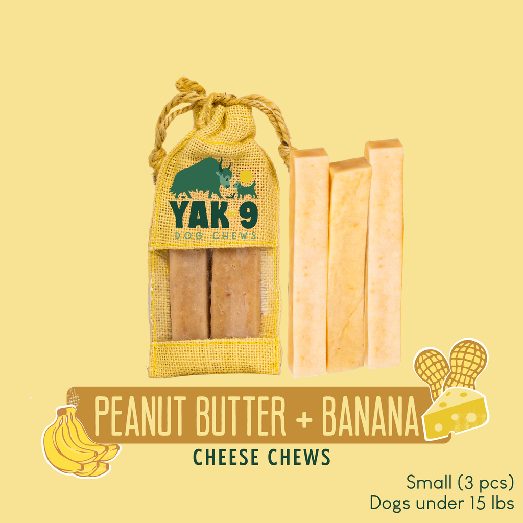 Organic Banana & Peanut Butter Dog Chews