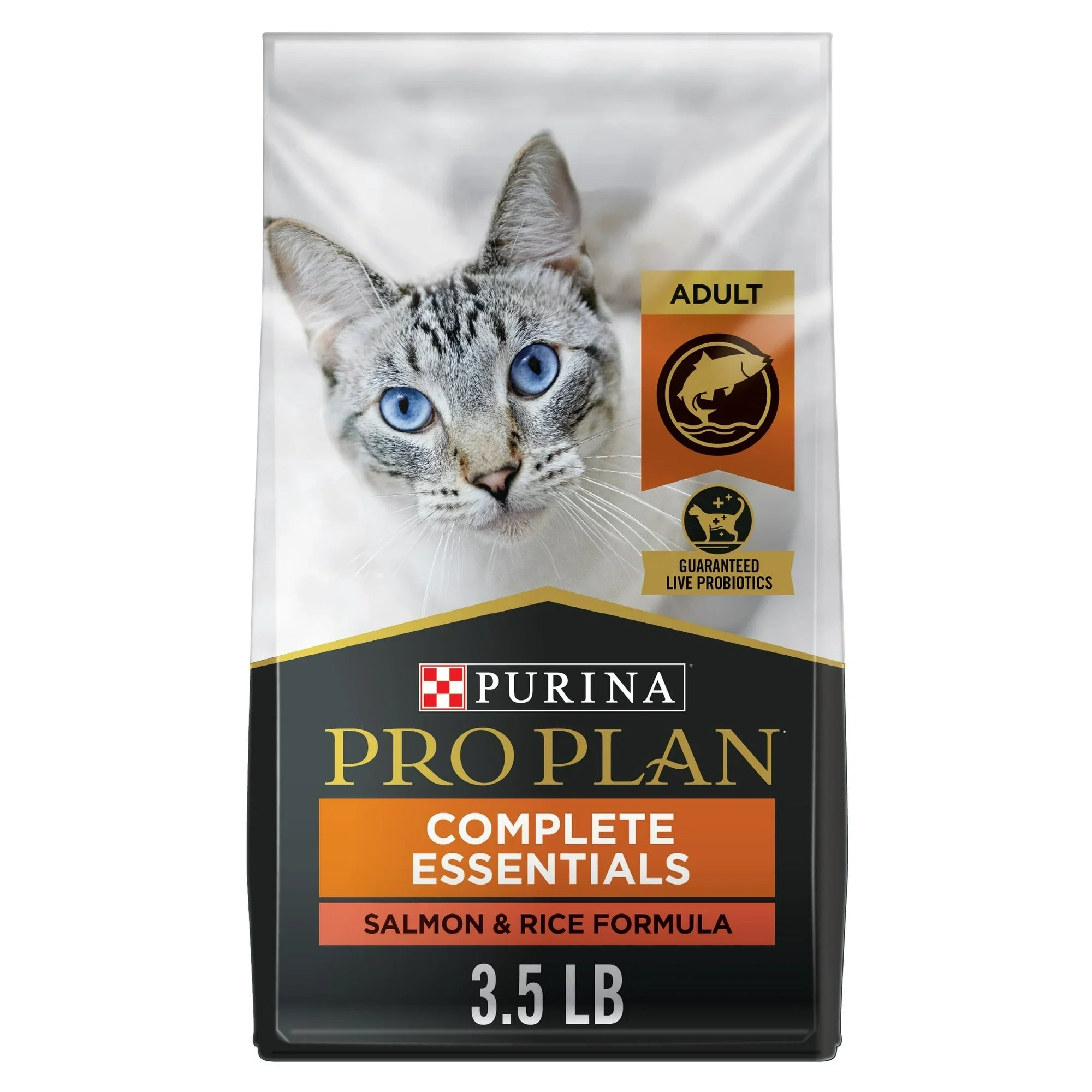 High-Protein Dry Cat Food with Real Salmon for Adult Cats