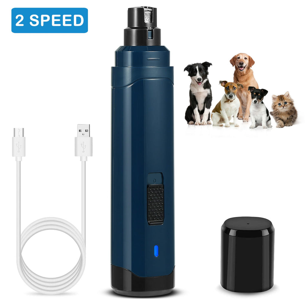 Professional Pet Nail Grinder for Small Pets, USB Rechargeable, Quiet Operation