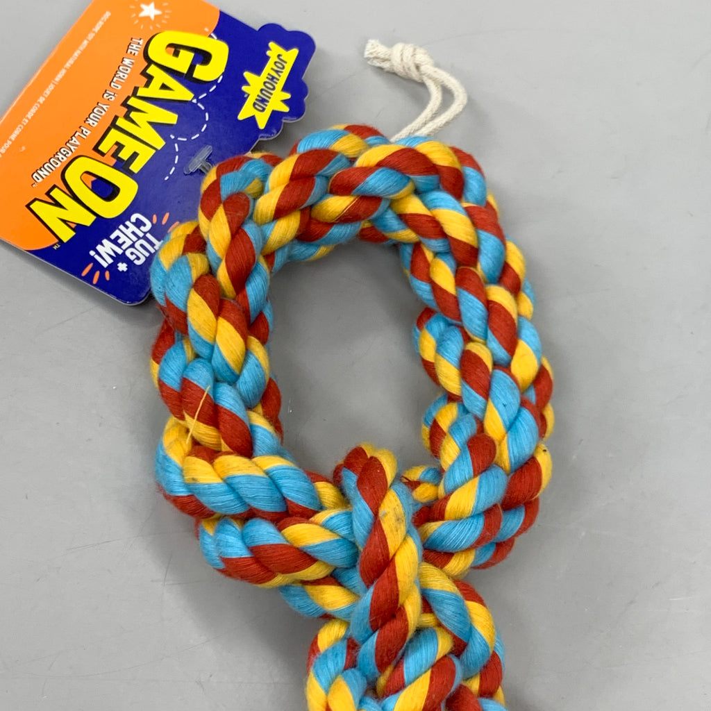 JOYHOUND Rope and Water Buffalo Horn Dog Toy 2-Pack