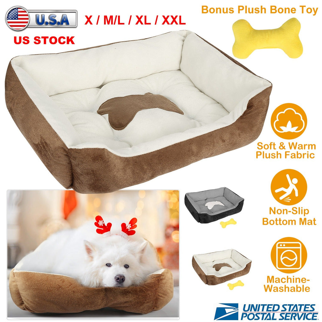 Gbruno Fleece Pet Bed for Small to Medium Dogs and Cats