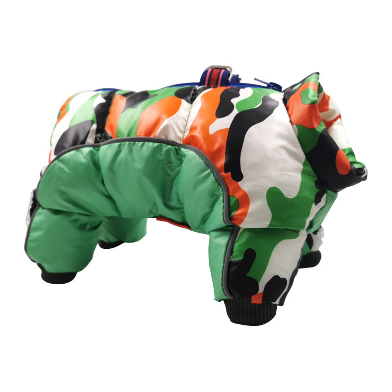Cotton Winter Dog Vest – Casual Warm Coat for Dogs