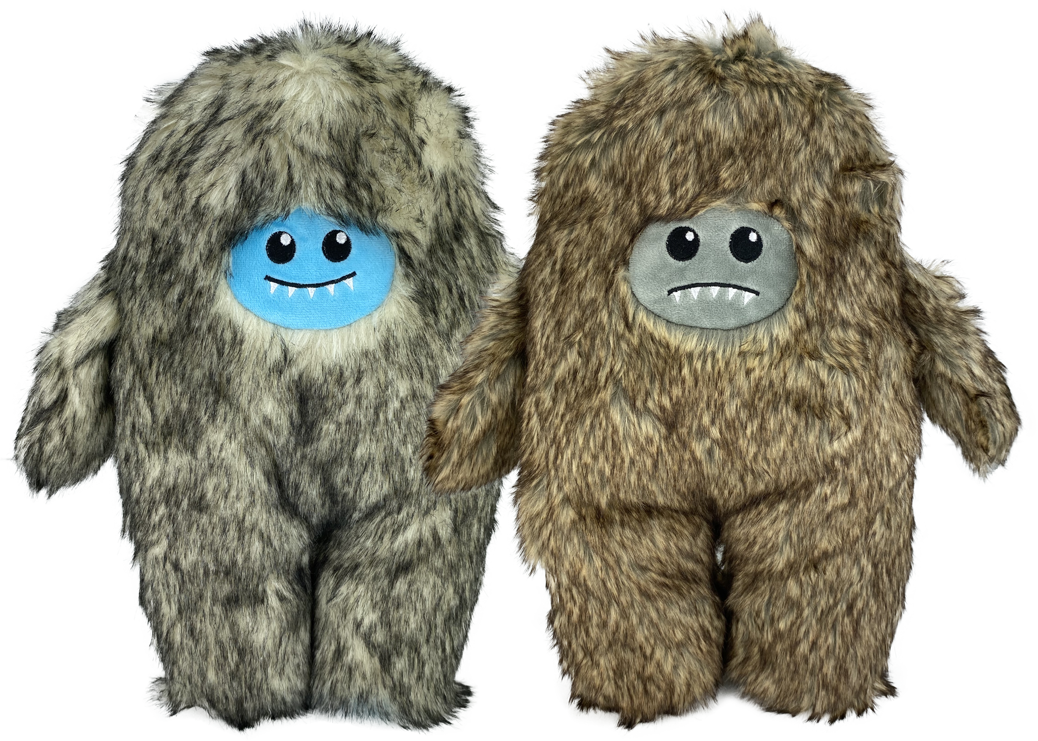 Plush Yeti Dog Toy with Squeaker – Two Styles