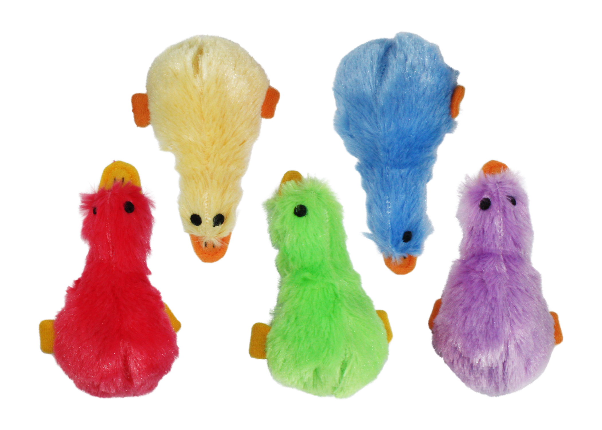 Duckworth Squeaky Dog Toy, 4-Inch, Assorted Colors