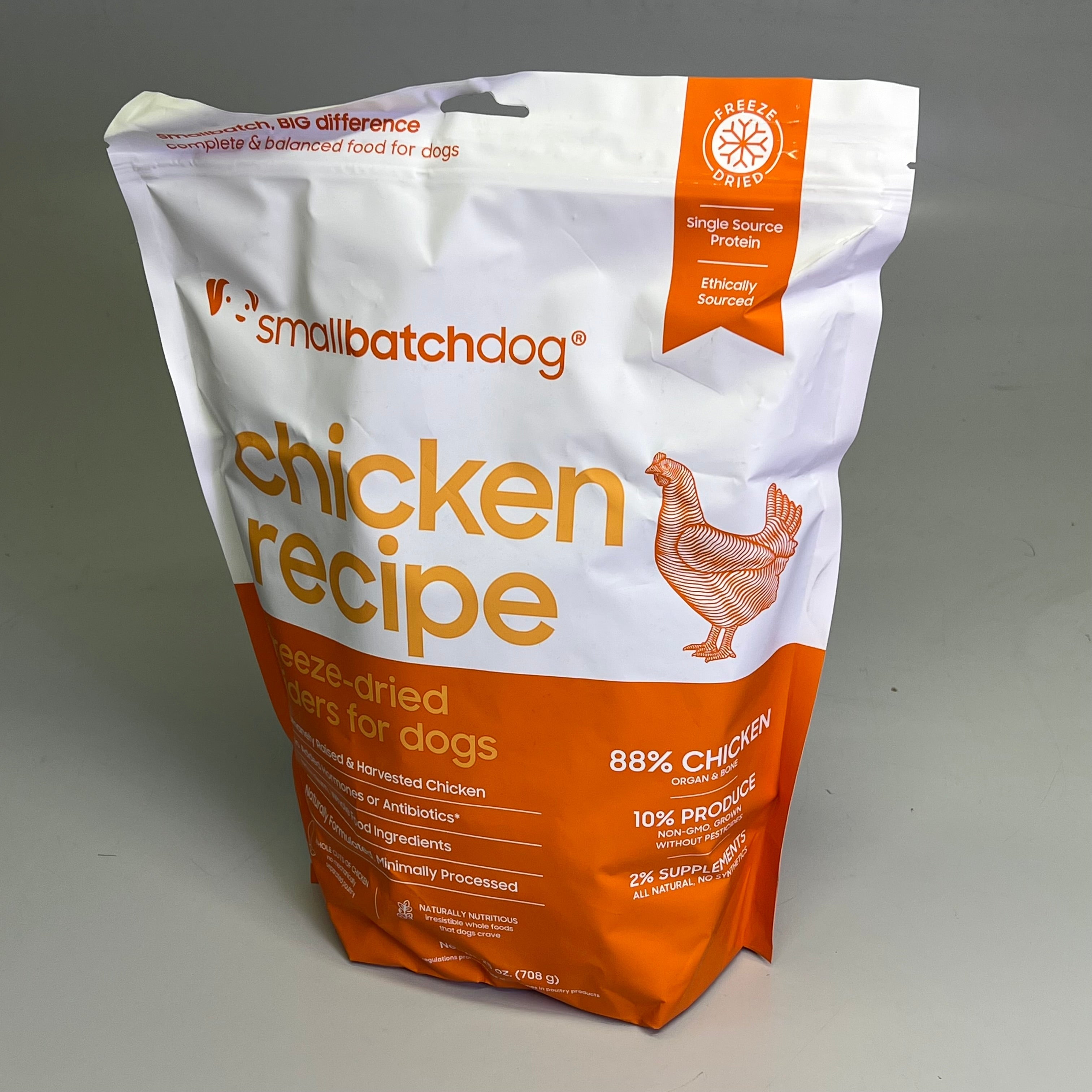Freeze-Dried Chicken Sliders Dog Food, 25 oz