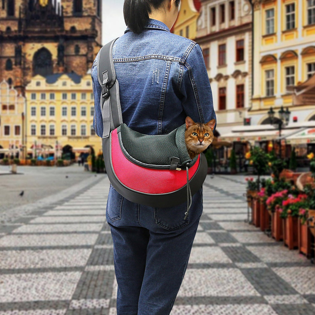 Hands-Free Pet Carrier Sling Bag for Small Dogs and Cats