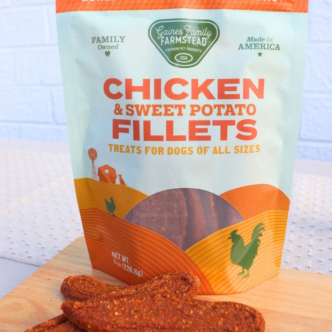 Soft Chicken & Sweet Potato Fillets Dog Treats