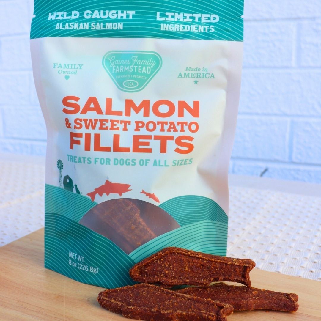 Salmon & Sweet Potato Fillet Dog Treats