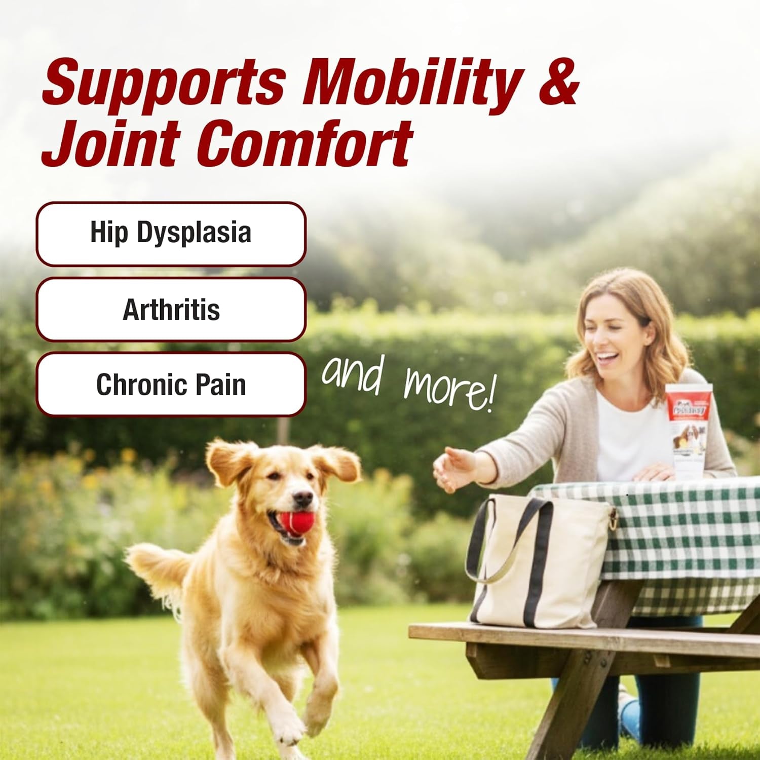 Joint Support Liquid Drops for Dogs and Cats, Chicken Flavor, 2 oz