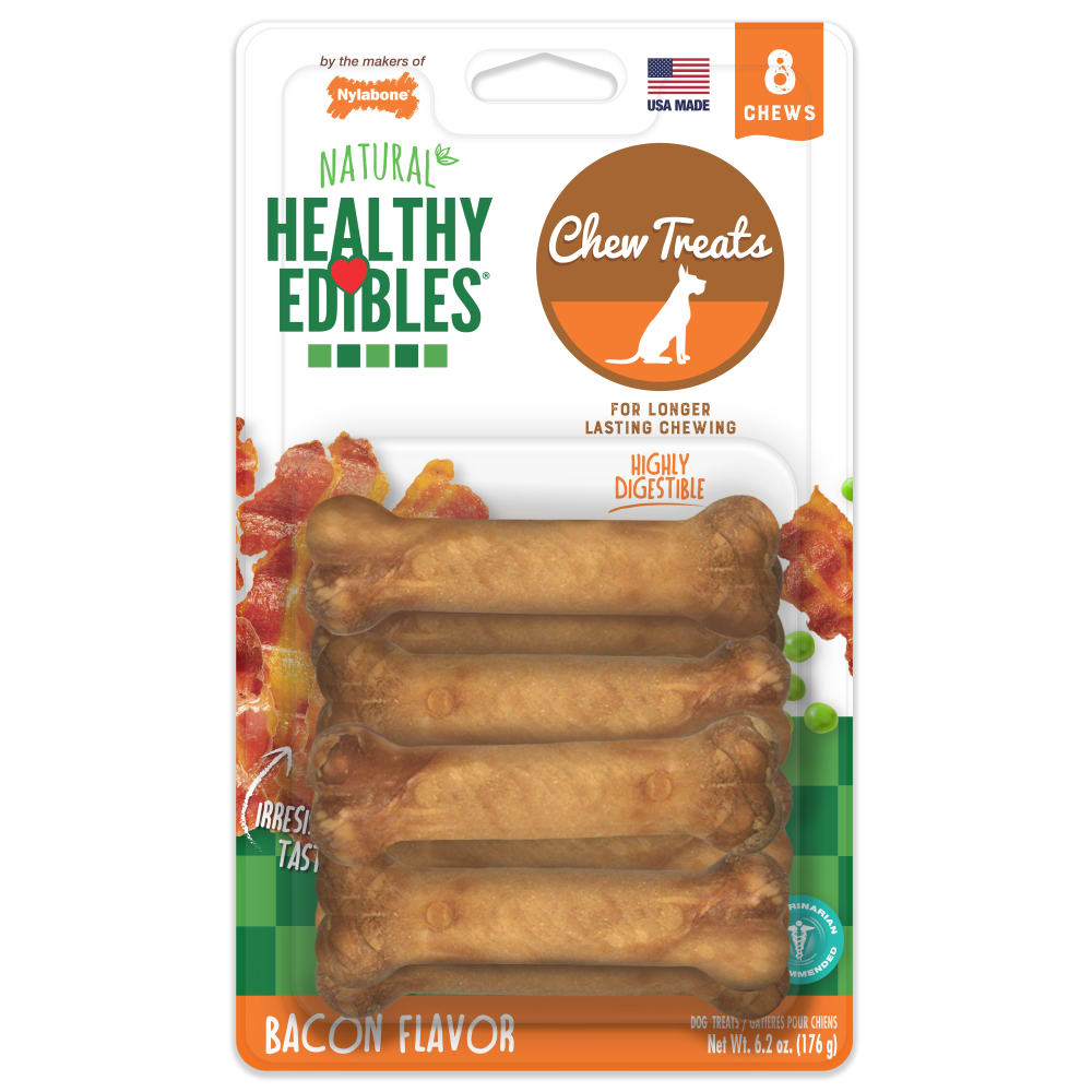 Healthy Edibles Bacon Dog Treats with Vitamins and Minerals