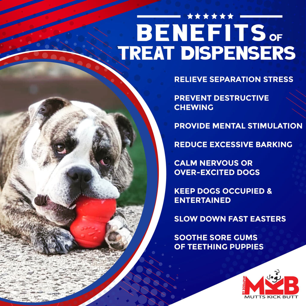 Snowman Treat Dispenser for Large Dogs, Durable Natural Rubber