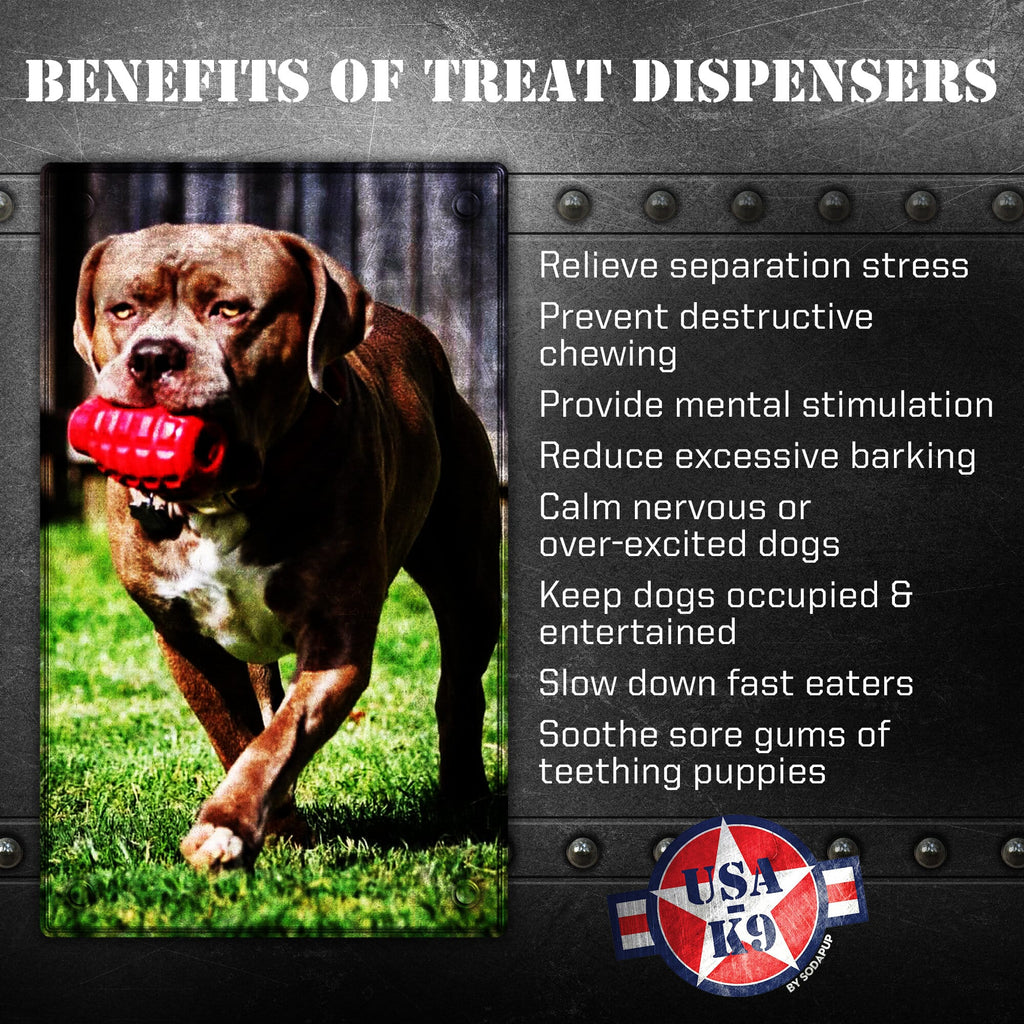 USA-K9 Grenade Ultra-Durable Rubber Dog Chew Toy