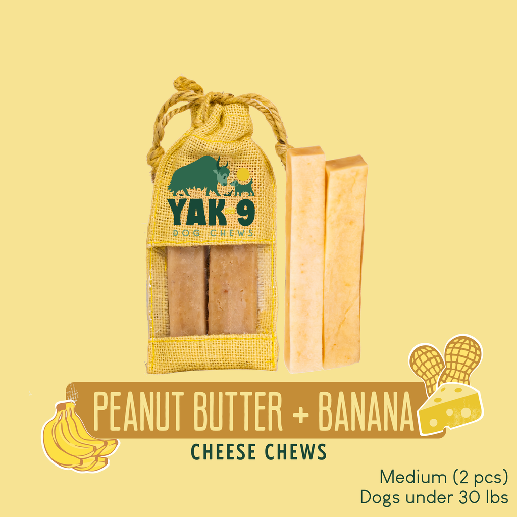 Organic Banana & Peanut Butter Dog Chews
