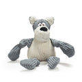 HuggleMutts Small Mixed-Breed Dog Plush Toy with 5 Squeakers
