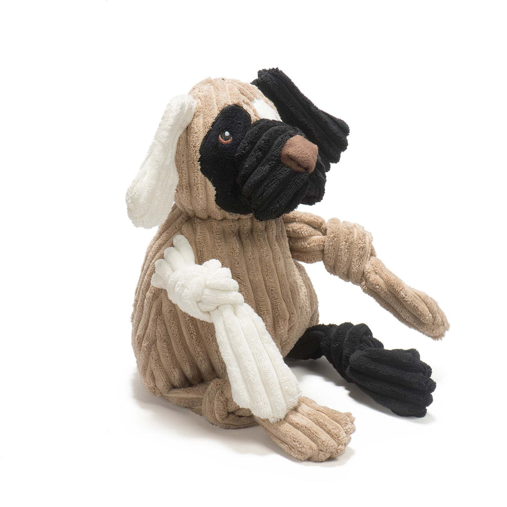 HuggleMutts Large Mixed-Breed Dog Toy with 5 Squeakers