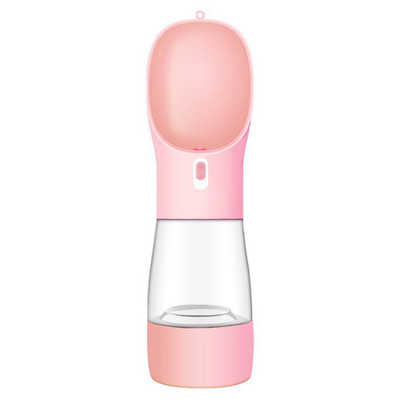 Portable Pet Water Bottle, Plastic, 458ml, for Dogs and Cats