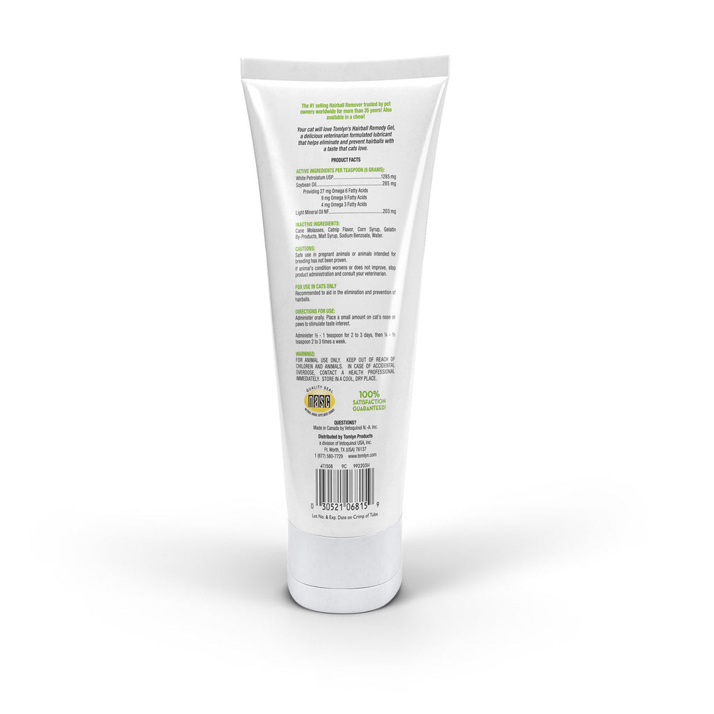 Cat Hairball Gel with Maple Flavor and Omega Fatty Acids