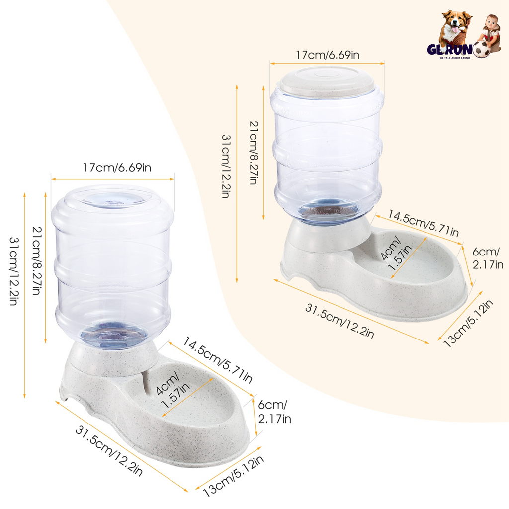 Automatic Pet Water Dispenser, 3.5L for Cats and Dogs