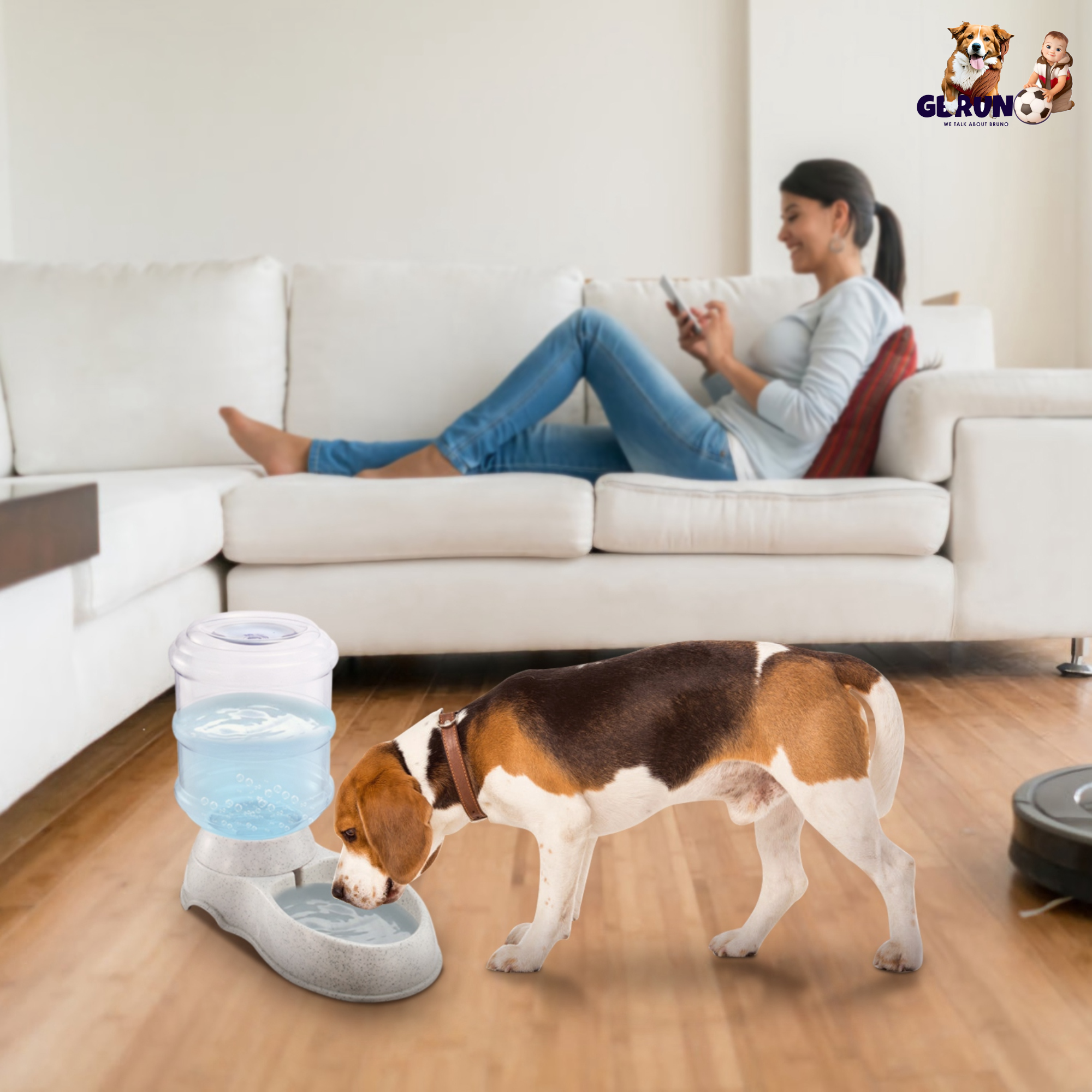 Automatic Pet Water Dispenser, 3.5L for Cats and Dogs