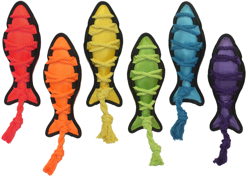Cross-Ropes Fish Durable Nylon Dog Chew Toy