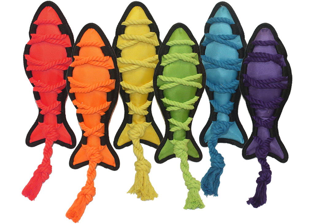 Cross-Ropes Fish Durable Nylon Dog Chew Toy
