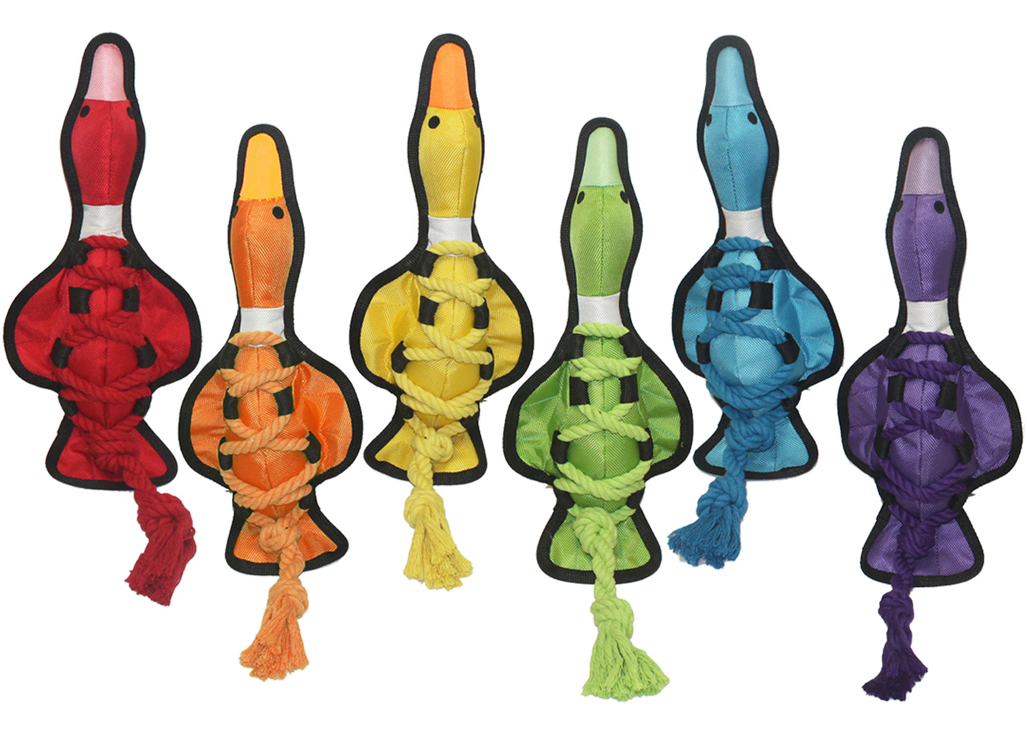 Cross-Ropes Duck Durable Dog Chew Toy