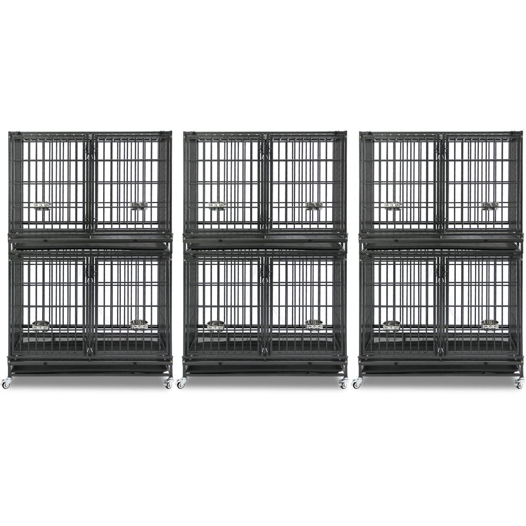 42" Stackable Dog Crate with Divider 43S (Extra Height)