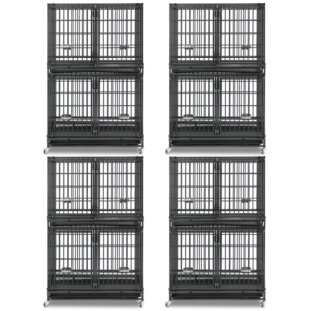 42" Stackable Dog Crate with Divider 43S (Extra Height)