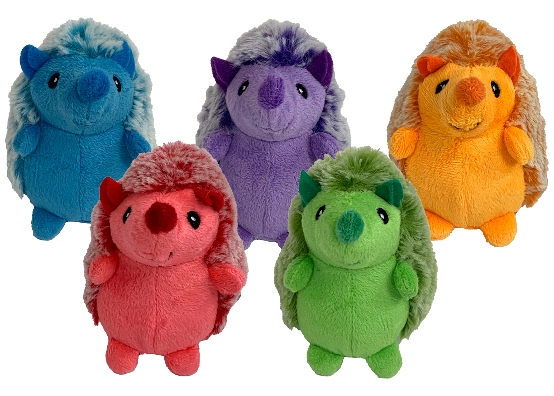 Mini Hedgehog Plush Dog Toy with Squeaker for Small Dogs