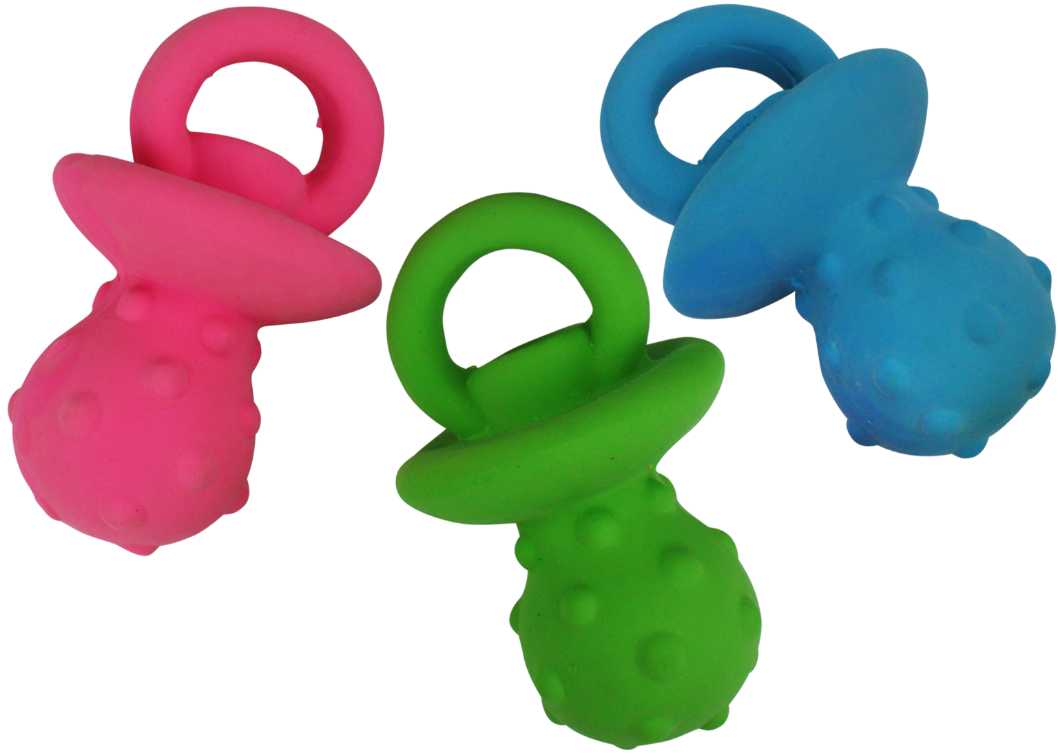 Latex Pacifier Dog Toy for Small Dogs with Squeaker