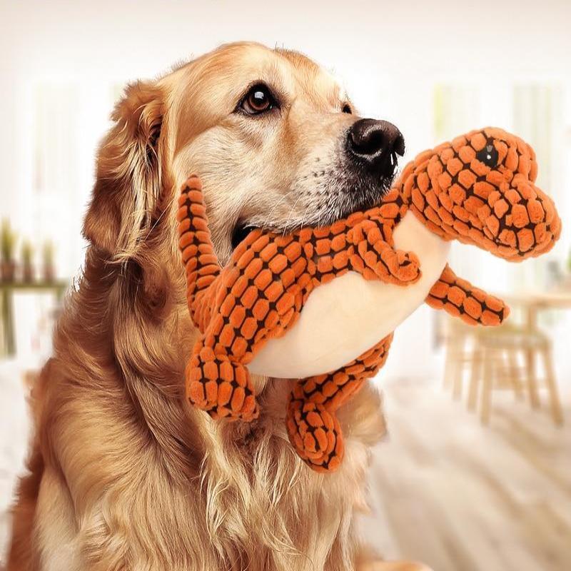 Plush Corn Velvet Pet Toy with Sounder – 25cm or 50cm