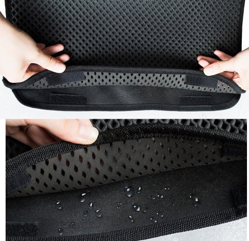 EVA Cat Litter Mat – Waterproof, Foldable, Black or Grey, S–L