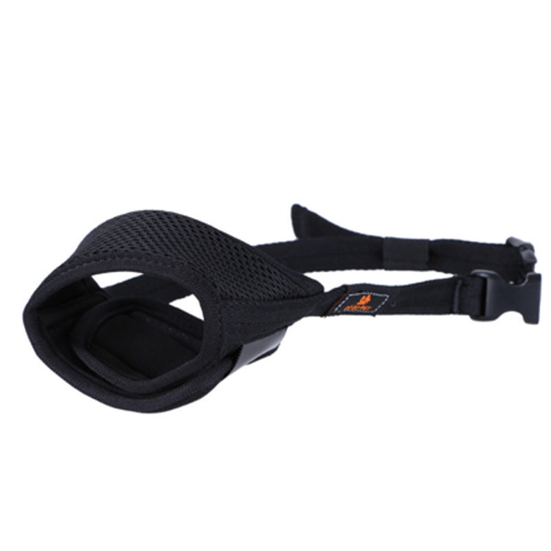 Breathable Mesh & Canvas Dog Muzzle, Adjustable Fit, XS–XXL