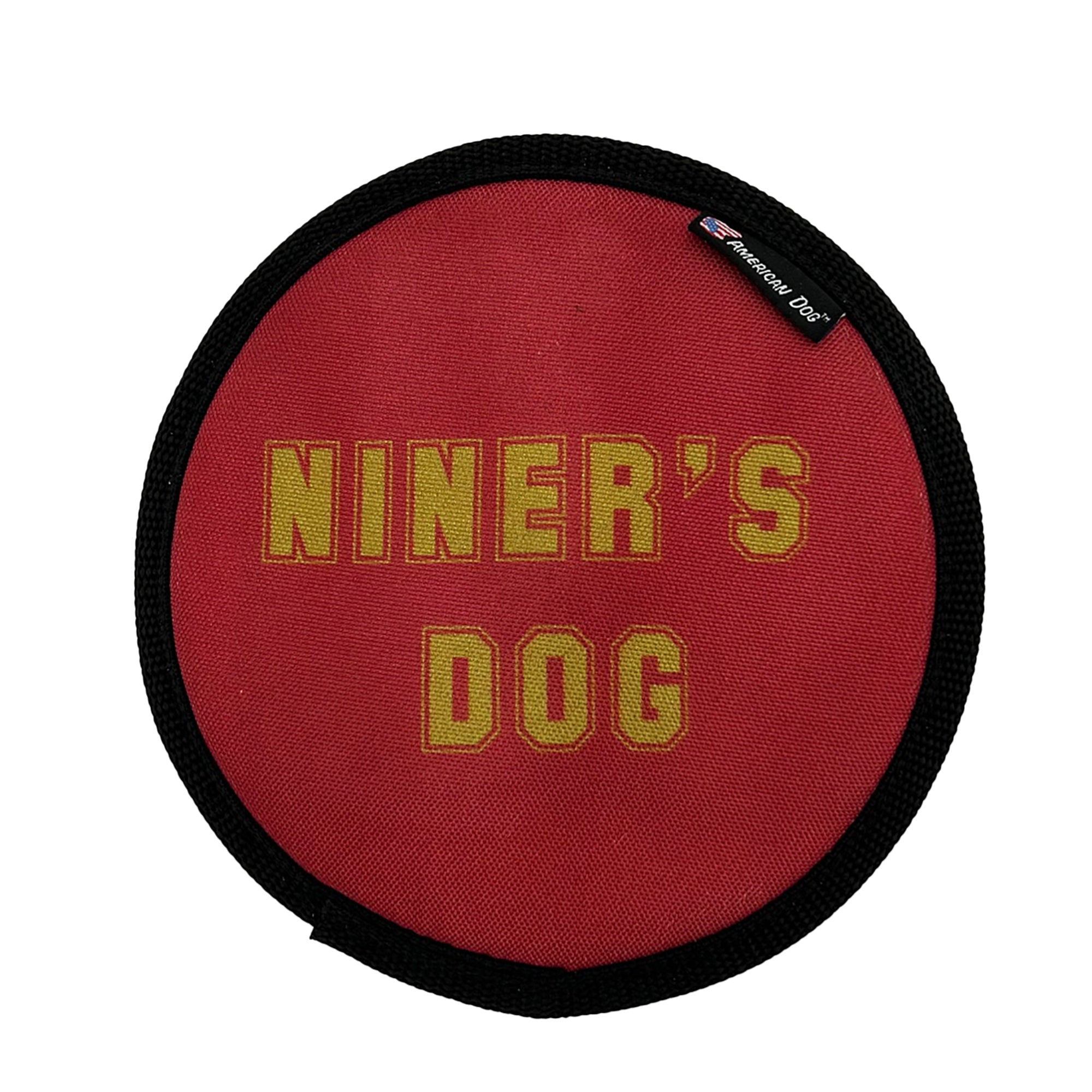 Niner's Dog Disc Flyer – Durable Squeaky Fetch Toy, 8"
