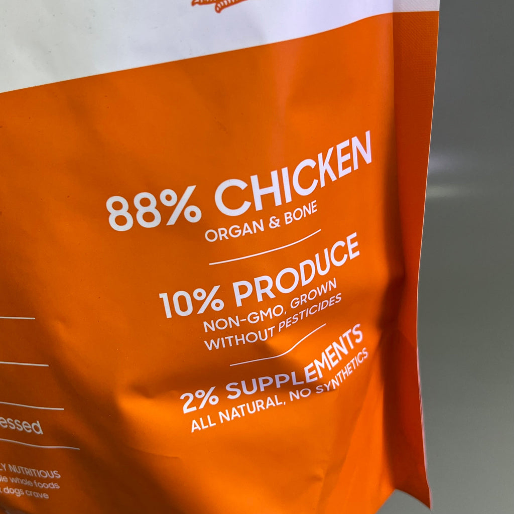 Freeze-Dried Chicken Sliders Dog Food, 25 oz