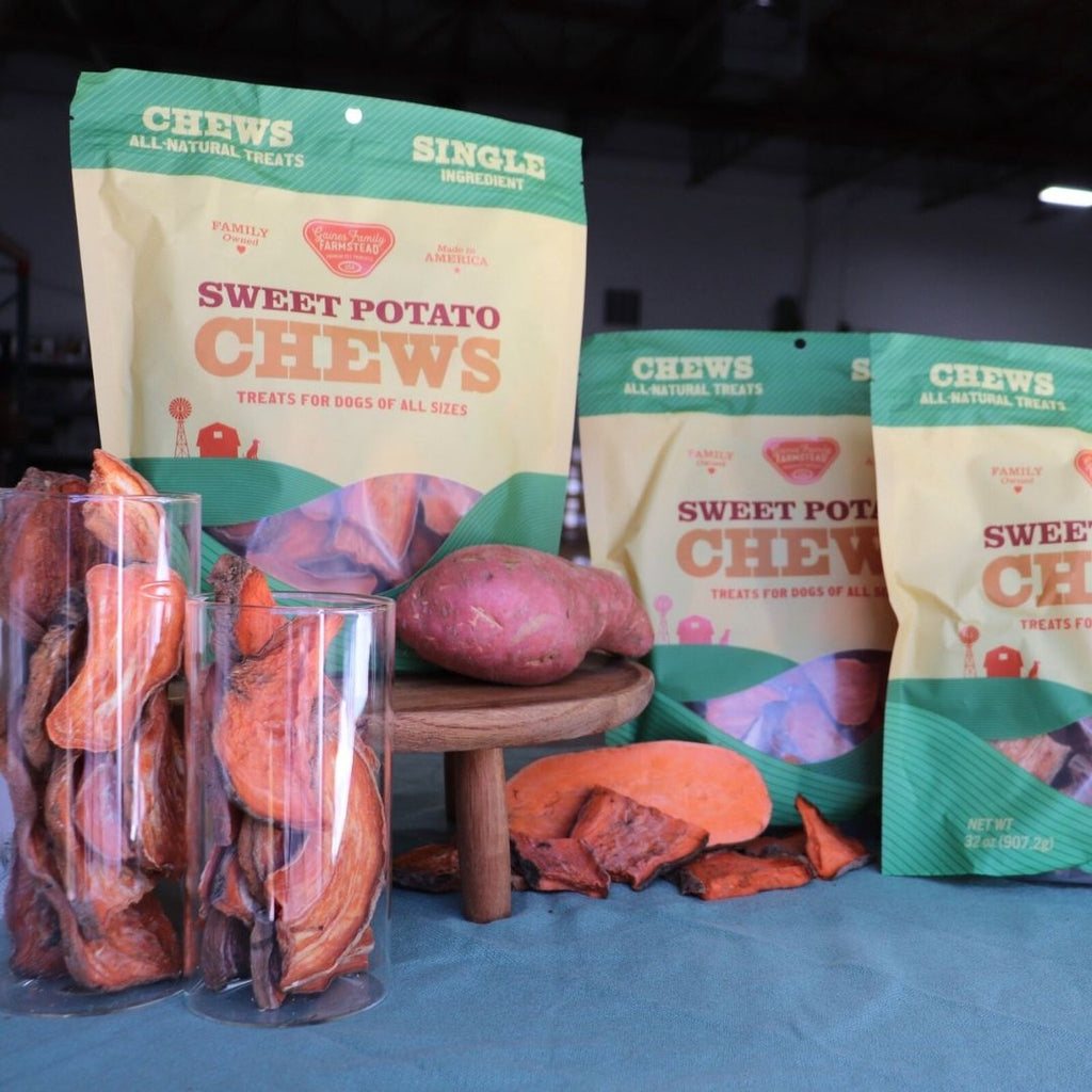 All-Natural Sweet Potato Dog Chews Made in USA
