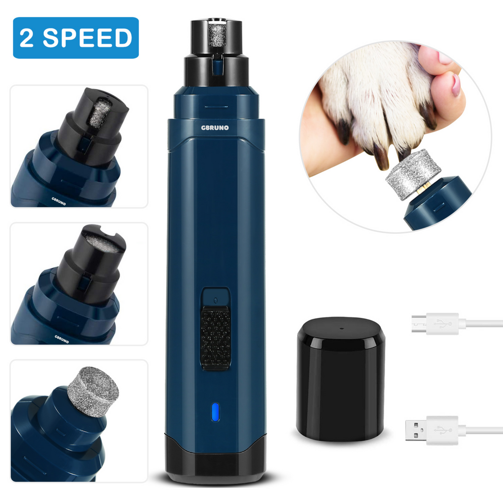 Professional Pet Nail Grinder for Small Pets, USB Rechargeable, Quiet Operation