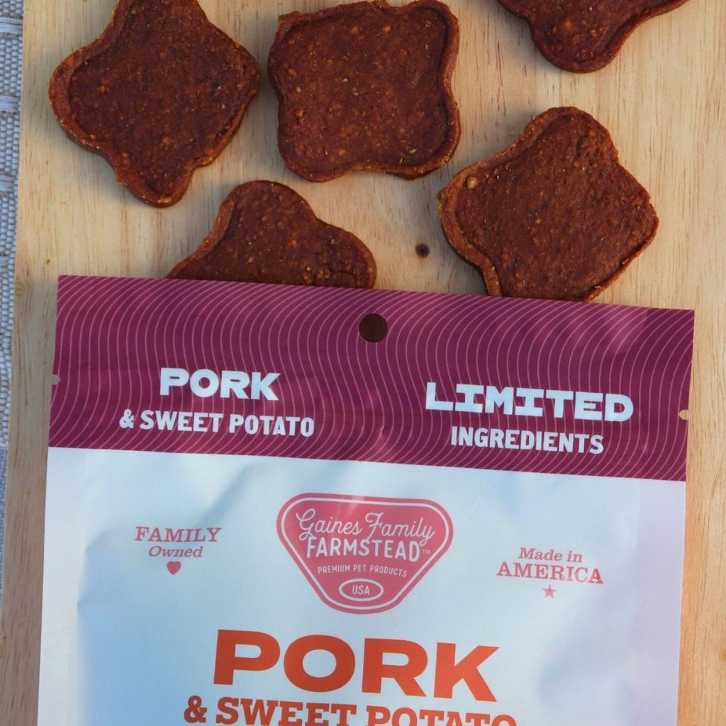 Soft Pork & Sweet Potato Dog Treat Fillets