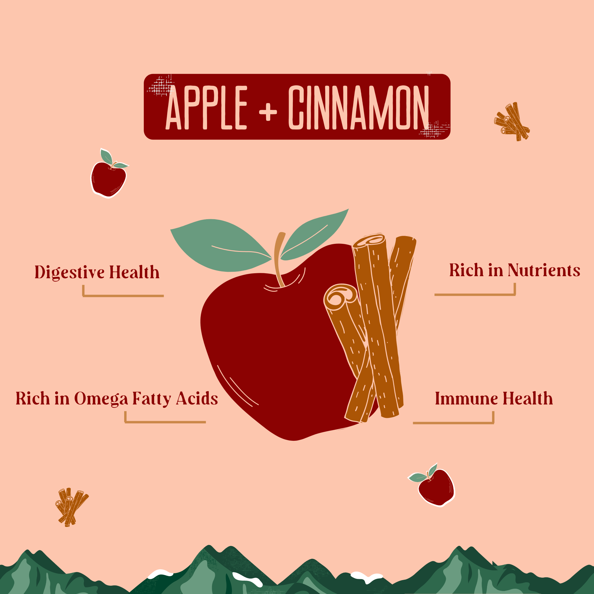Apple & Cinnamon Yak Milk Dog Chew – All Natural Ingredients