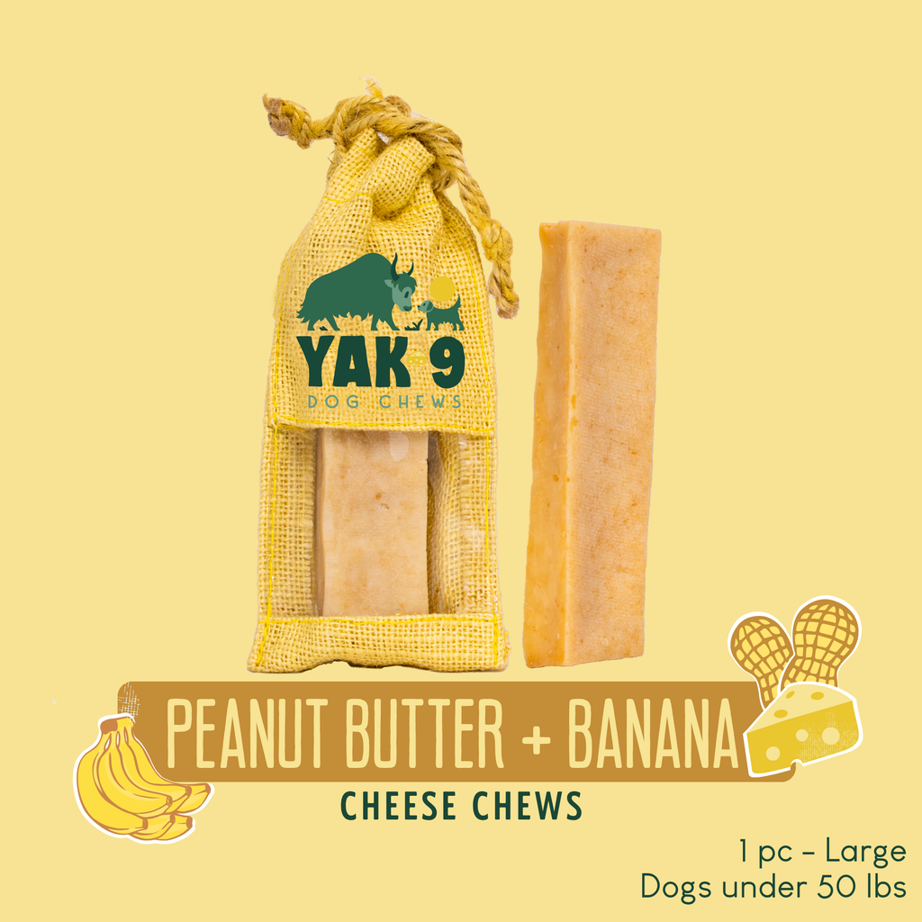 Organic Banana & Peanut Butter Dog Chews