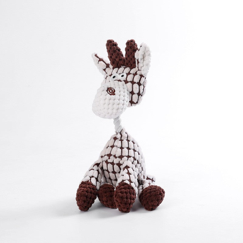 Plush Squeaky Dog Toy for Interactive Play