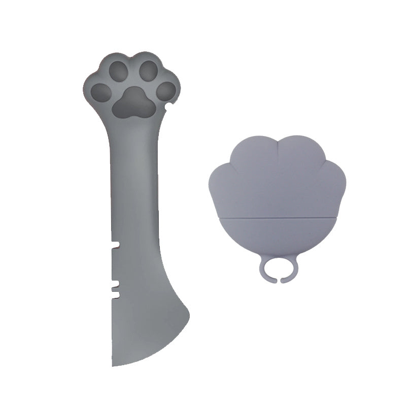 Silicone Pet Food Spoon and Can Lid Set