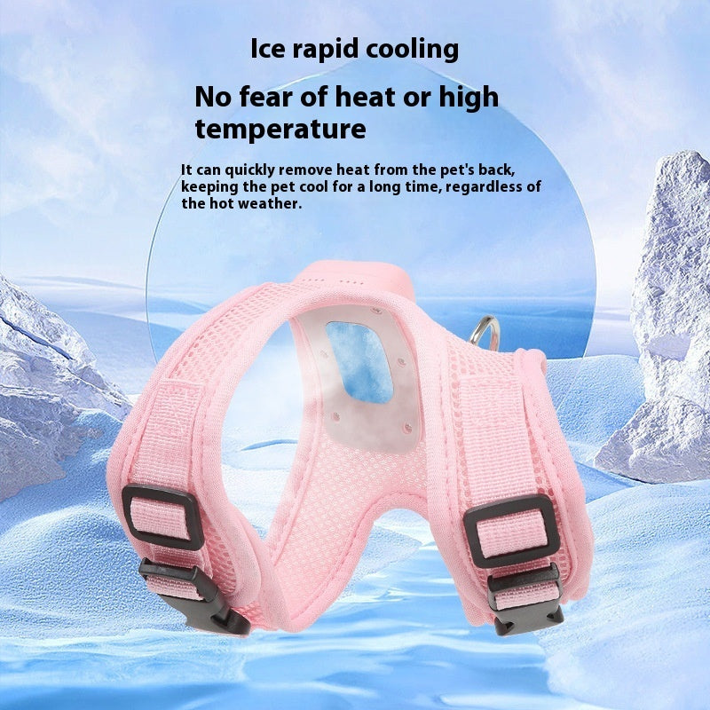 Wearable Pet Air Conditioner Harness for Small Dogs & Cats