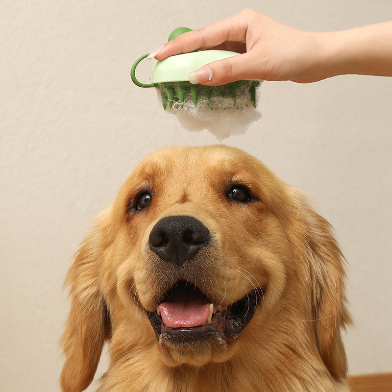 Dual-Purpose Dog Grooming Brush, ABS, Gentle Cleaning & Massage