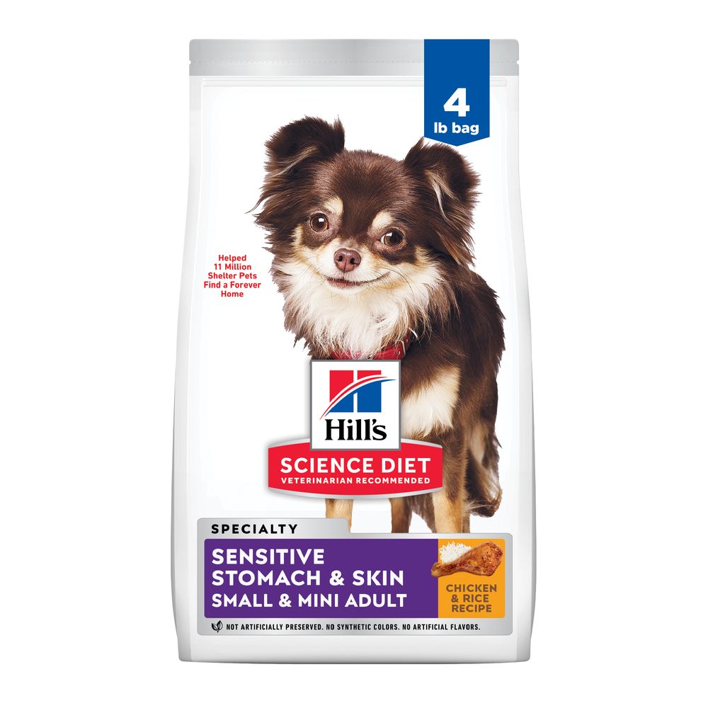 Dry Dog Food for Small Dogs with Sensitive Stomachs and Skin