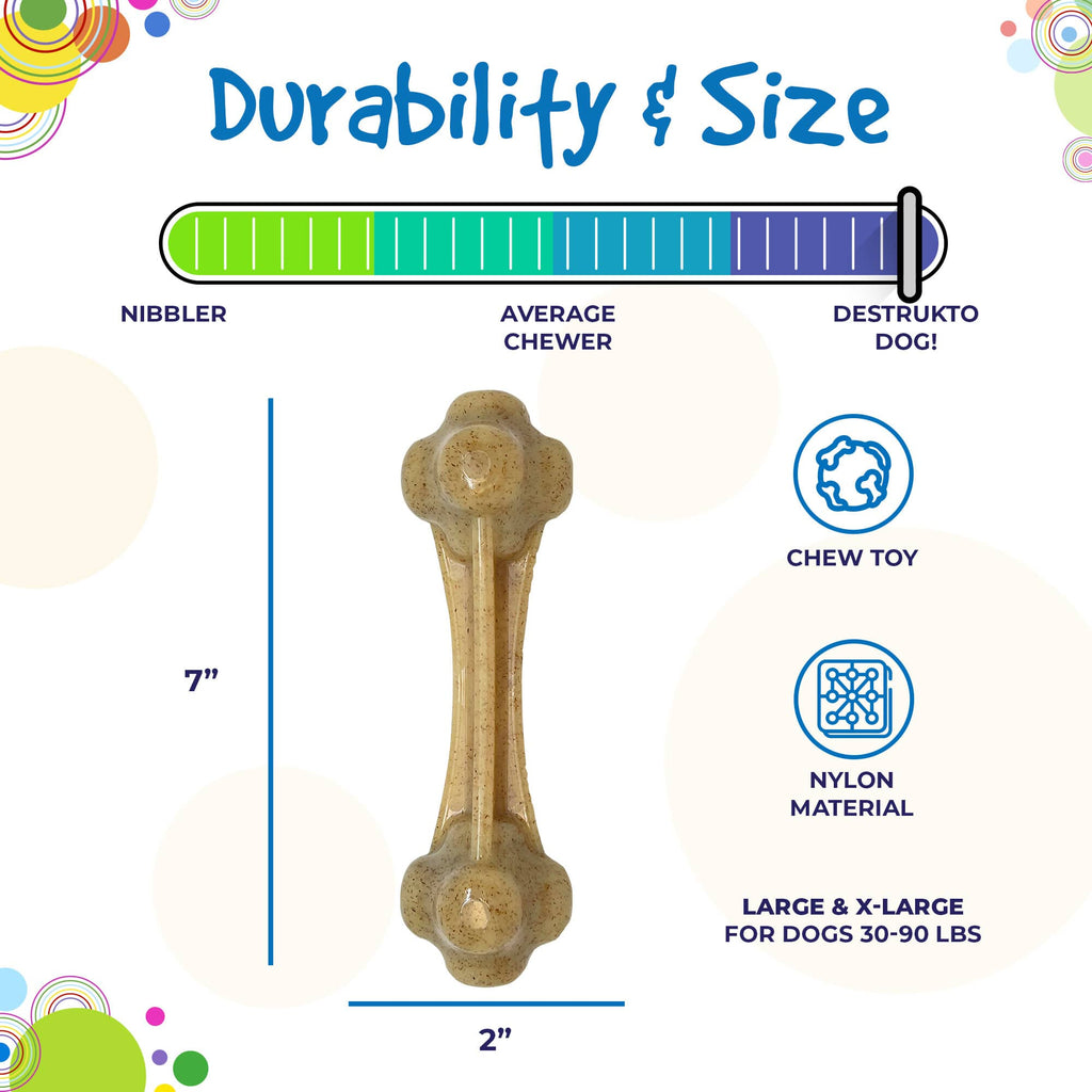 Knuckle Bone Ultra Durable Nylon Dog Chew Toy XL