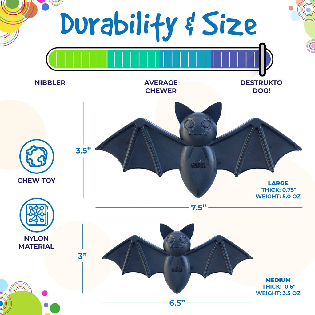 Vampire Bat Ultra Durable Nylon Dog Chew Toy