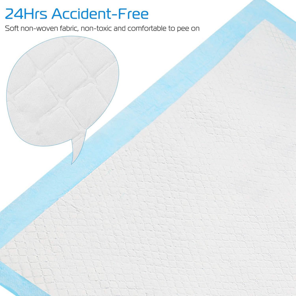 Dog Training Pads, 24" x 18", 50-Pack, Super Absorbent